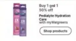 Walgreens Pedialyte Hydration Care offer