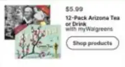 Walgreens Arizona Tea or Drink offer