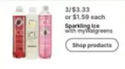 Walgreens Sparkling Ice with myWalgreens offer