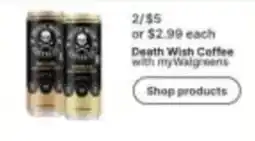 Walgreens Death Wish Coffee offer