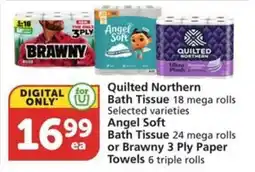 Albertsons Quilted Northern Bath Tissue offer
