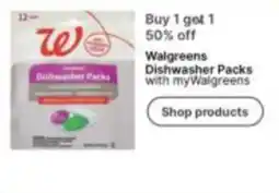 Walgreens Walgreens Dishwasher Packs offer