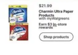 Walgreens Charmin Ultra Paper Products offer