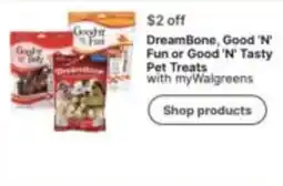 Walgreens DreamBone, Good 'N' Fun or Good 'N' Tasty Pet Treats offer