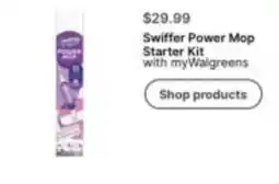 Walgreens Swiffer Power Mop Starter Kit with myWalgreens offer