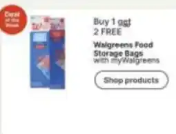 Walgreens Walgreens Food Storage Bags offer