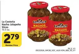 Albertsons La Costeña nacho jalapeño slices offer