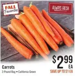 Haggen Food Carrots offer