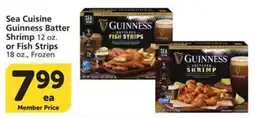 Albertsons Sea Cuisine Guinness Batter Shrimp or Fish Strips offer