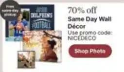 Walgreens Same Day Wall Décor offer