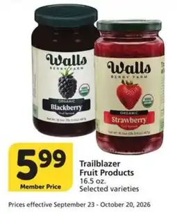 Albertsons Trailblazer Fruit Products offer