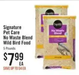 Haggen Food Signature Pet Care No Waste Blend Wild Bird Food offer