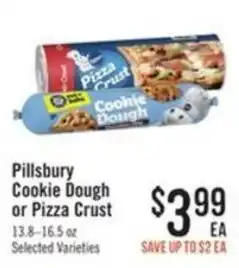Haggen Food Pillsbury Cookie Dough or Pizza Crust offer