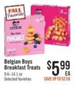 Haggen Food Belgian Boys Breakfast Treats offer
