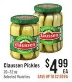 Haggen Food Claussen Pickles offer