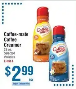 Smart & Final Coffee-mate coffee creamer offer