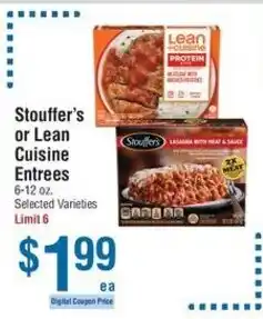 Smart & Final Stouffer's or Lean Cuisine Entrees offer