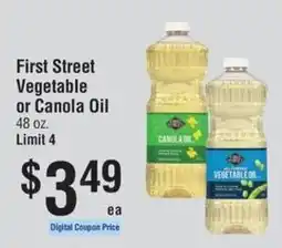 Smart & Final First Street Vegetable or Canola Oil offer