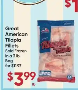 Smart & Final Great American Tilapia Fillets offer