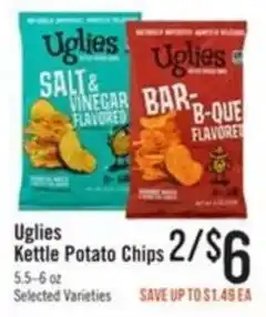 Haggen Food Uglies Kettle Potato Chips offer