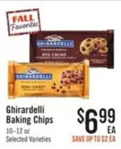 Haggen Food Ghirardelli Baking Chips offer