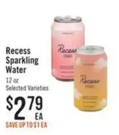Haggen Food Recess Sparkling Water offer