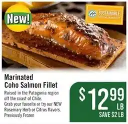 Haggen Food Marinated Coho Salmon Fillet offer