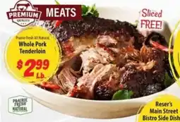 Food Giant Prairie Fresh Whole Pork Tenderloin offer