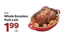 Rich's Fresh Market USGI Whole Boneless Pork Loin offer