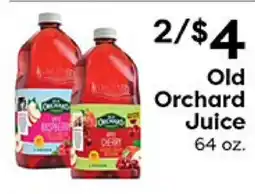 Rich's Fresh Market Old Orchard Juice offer
