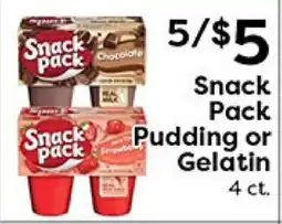 Rich's Fresh Market Snack Pack Pudding or Gelatin offer