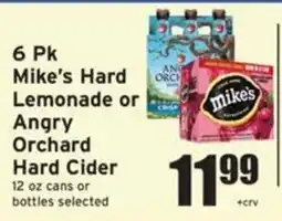 Ray's Food Mike's Hard Lemonade or Angry Orchard Hard Cider offer