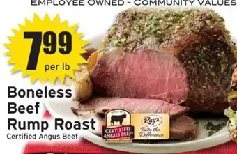Ray's Food Ray's Boneless Beef Rump Roast offer