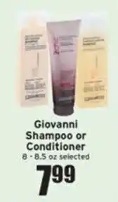 Ray's Food Giovanni Shampoo or Conditioner offer