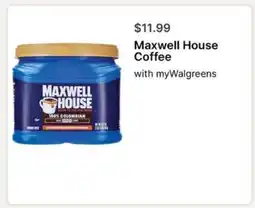 Walgreens Maxwell House Coffee offer