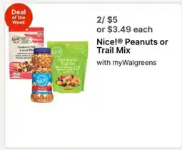 Walgreens Nice! Peanuts or Trail Mix offer