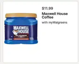 Walgreens Maxwell House Coffee offer