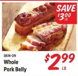 Rouses Whole Pork Belly offer