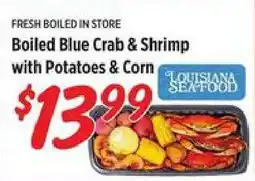 Rouses Boiled Blue Crab & Shrimp with Potatoes & Corn offer