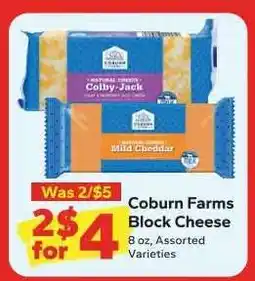 Save a Lot Coburn Farms Block Cheese offer