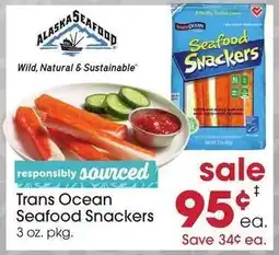 Giant Eagle Trans Ocean Seafood Snackers offer