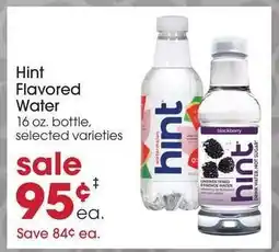 Giant Eagle Hint Flavored Water offer