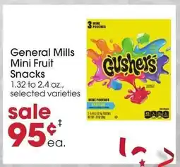 Giant Eagle General Mills Mini Fruit Snacks offer