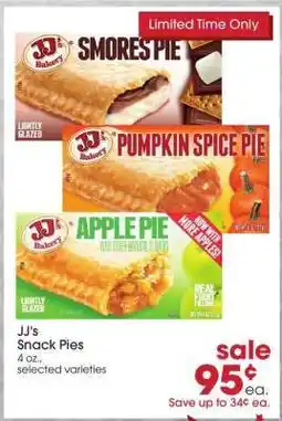 Giant Eagle JJ's Snack Pies offer