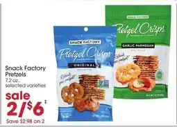 Giant Eagle Snack Factory Pretzels offer