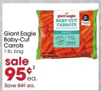 Giant Eagle Giant Eagle Baby-Cut Carrots offer