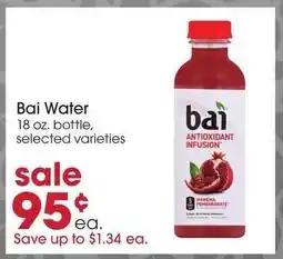 Giant Eagle Bai Water offer