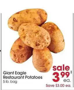 Giant Eagle Giant Eagle Restaurant Potatoes offer