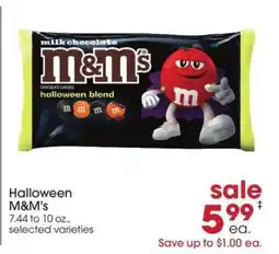 Giant Eagle Halloween M&M's offer