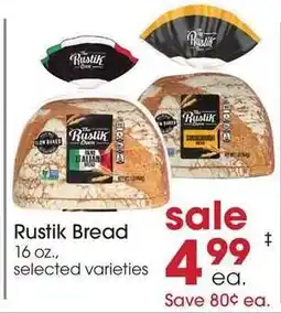 Giant Eagle Rustik Bread offer